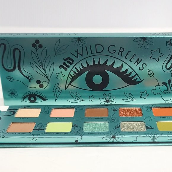 45% SALE ✅Urban Decay WILD GREENS Eyeshadow Palette ✨ NEW IN BOX - Picture 3 of 14